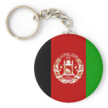 Afghanistan flag key chain