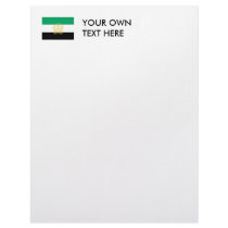 Afghanistan Flag Letterhead