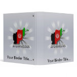 Afghanistan Flag Map 2.0 3 Ring Binders