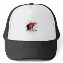 Afghanistan Flag Map 2.0 Hats
