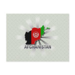 Afghanistan Flag Map 2.0 Postcard