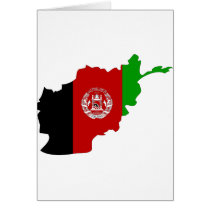 Afghanistan flag map cards by FlagStore Afghanistan flag map cards