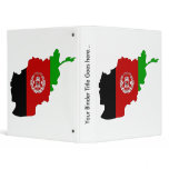 Afghanistan Flag Map full size binders