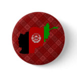 Afghanistan Flag Map full size Button