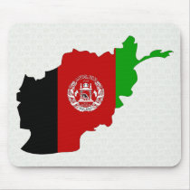 Afghanistan Flag Map full size Mouse Pads