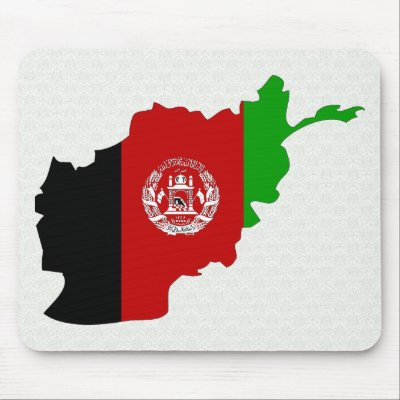 Afghanistan Flag Map full size Mouse Pads by representmycountry