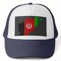 Afghanistan flag map hats