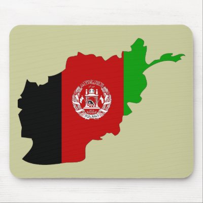 Afghanistan flag map mouse pad by FlagStore