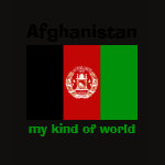 Afghanistan Flag Map Text Ladies Baby Doll