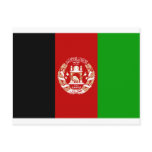 Afghanistan flag postcards
