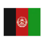 Afghanistan Flag Postcard