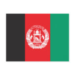 Afghanistan Flag Postcards