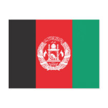 Afghanistan Flag Postcards