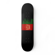 Afghanistan Flag Skate Board