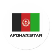 Afghanistan Flag stickers