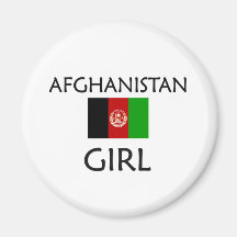 AFGHANISTAN GIRL MAGNET