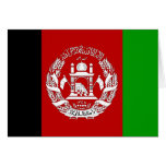 Afghanistan High quality Flag Card