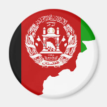AFGHANISTAN MAP FRIDGE MAGNET