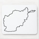 Afghanistan Map Mouse Pads