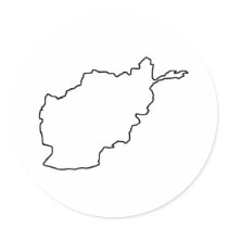 Afghanistan Map stickers