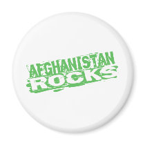 Afghanistan Rocks Refrigerator Magnet