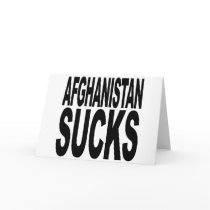 Afghanistan Sucks Greeting Cards