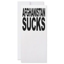 Afghanistan Sucks Rack Cards