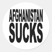 Afghanistan Sucks Stickers