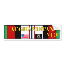 AFGHANISTAN VET BUMPER STICKERS