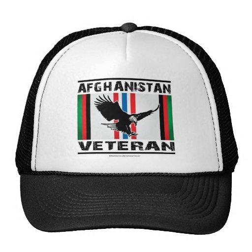 Afghanistan Veteran Hats And Afghanistan Veteran Trucker Hat Designs