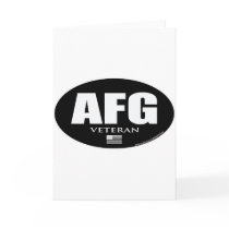 AFGHANISTAN VETERAN GREETING CARD