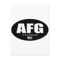 AFGHANISTAN VETERAN POSTCARD