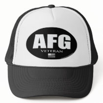 AFGHANISTAN VETERAN TRUCKER HAT