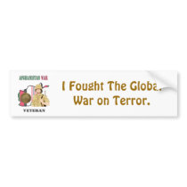 Afghanistan War Veteran Bumper Sticker