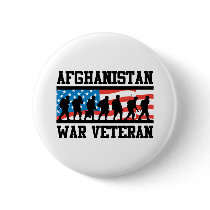 Afghanistan War Veteran Pinback Button