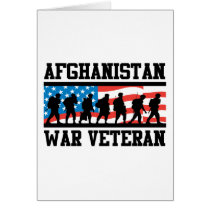 Afghanistan War Veteran Greeting Cards