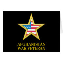 Afghanistan War Veteran Greeting Card