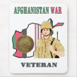 Afghanistan War Veteran Mousepad