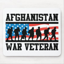 Afghanistan War Veteran Mouse Pad