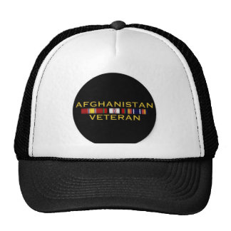 AFGHANISTAN WAR VETERAN TRUCKER HAT