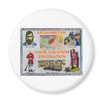 Afghanistan: Your Vacation Destination Fridge Magnet