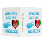 Afghans are my Homies Vinyl Binders