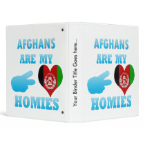 Afghans are my Homies Vinyl Binders