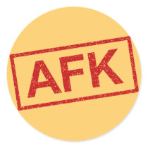 AFK Away from keyboard