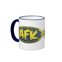 AFK Blue Mug