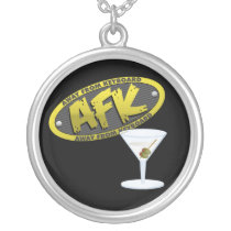 AFK Martini Necklace