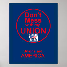 AFL UNION POSTER Print
