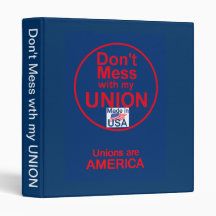 AFL UNIONS Avery Binder