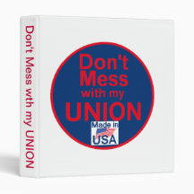 AFL UNIONS Avery Binder