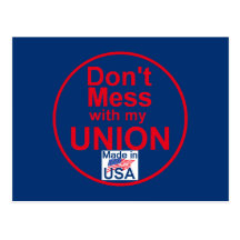 AFL UNIONS Postcard